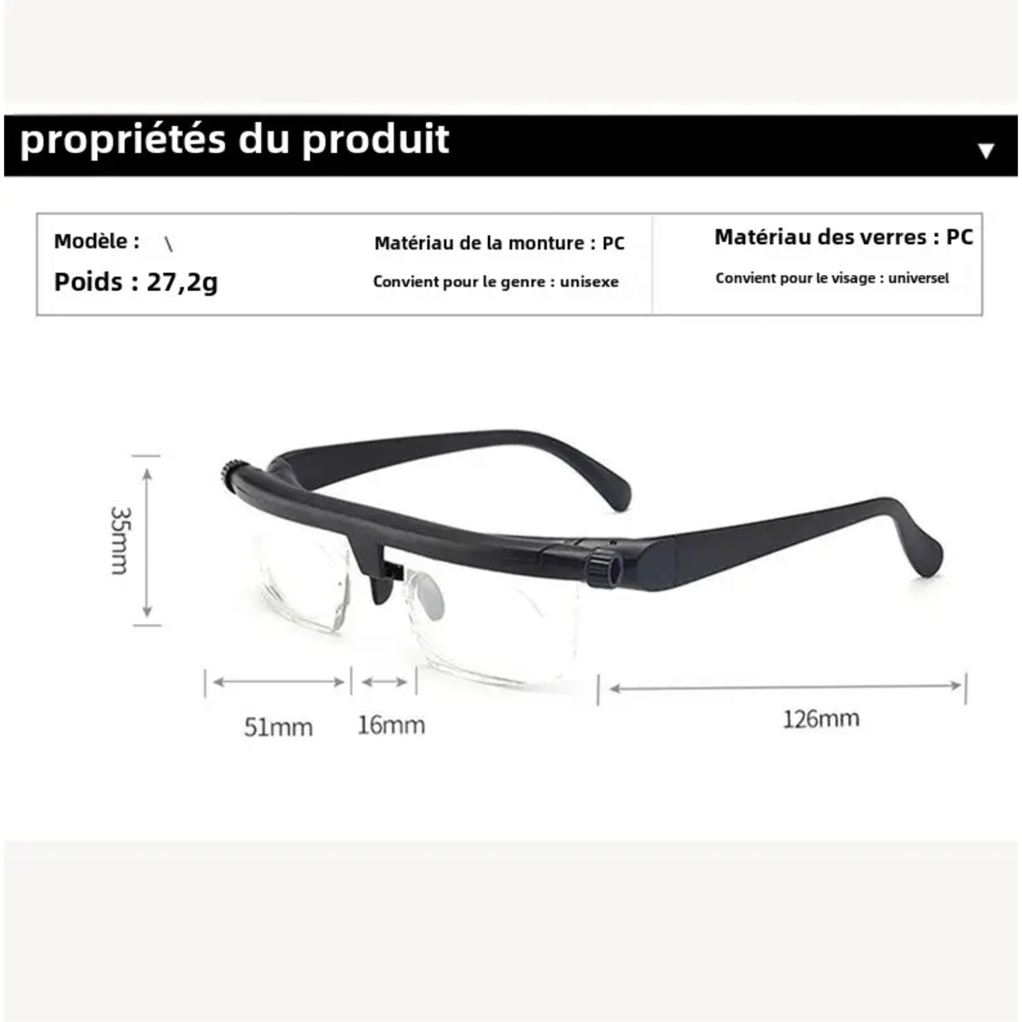LUNETTES CORRECTEUR