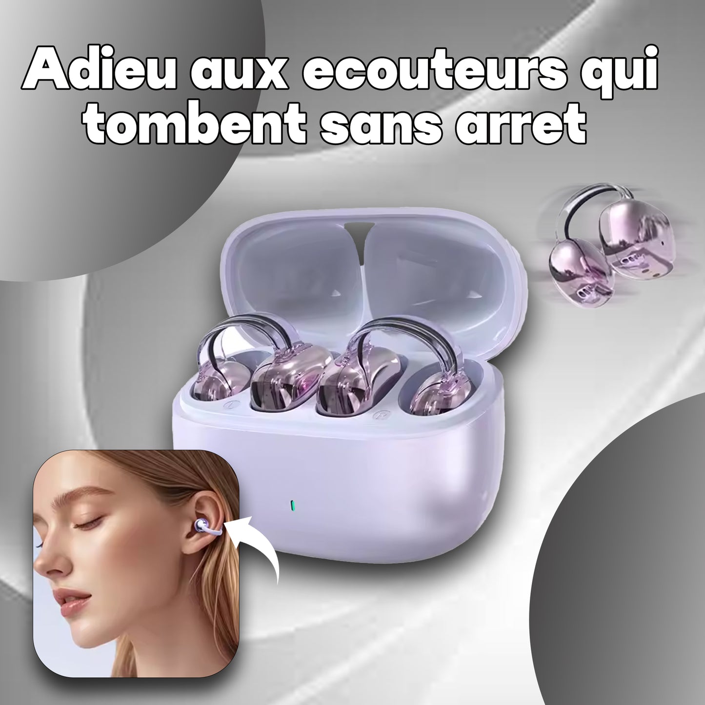 Écouteurs à clipser Confort